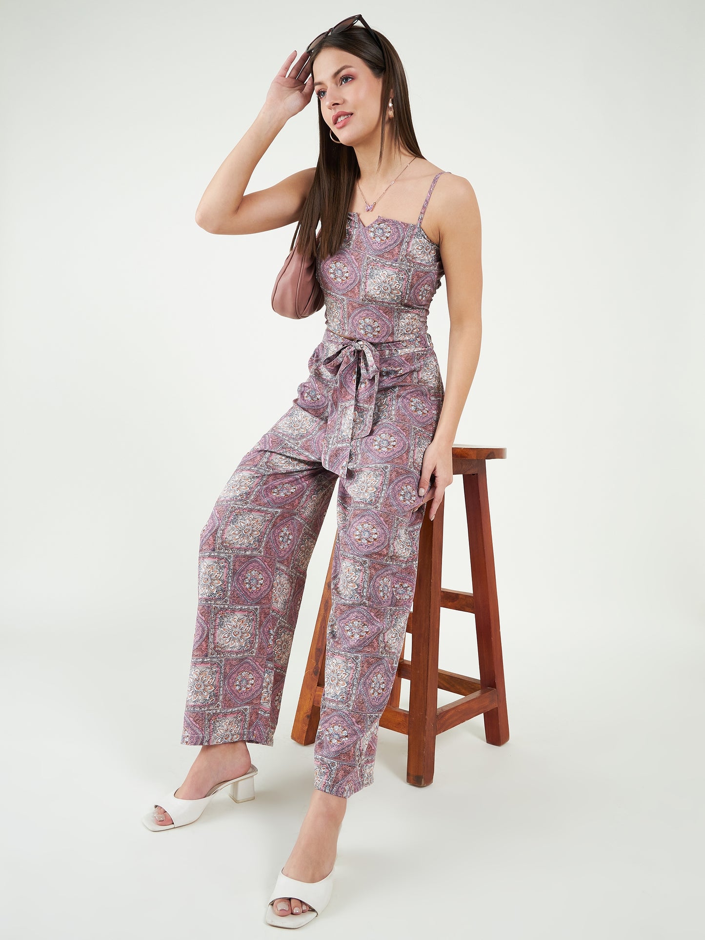 Printed Top & Pallazo Co-ords