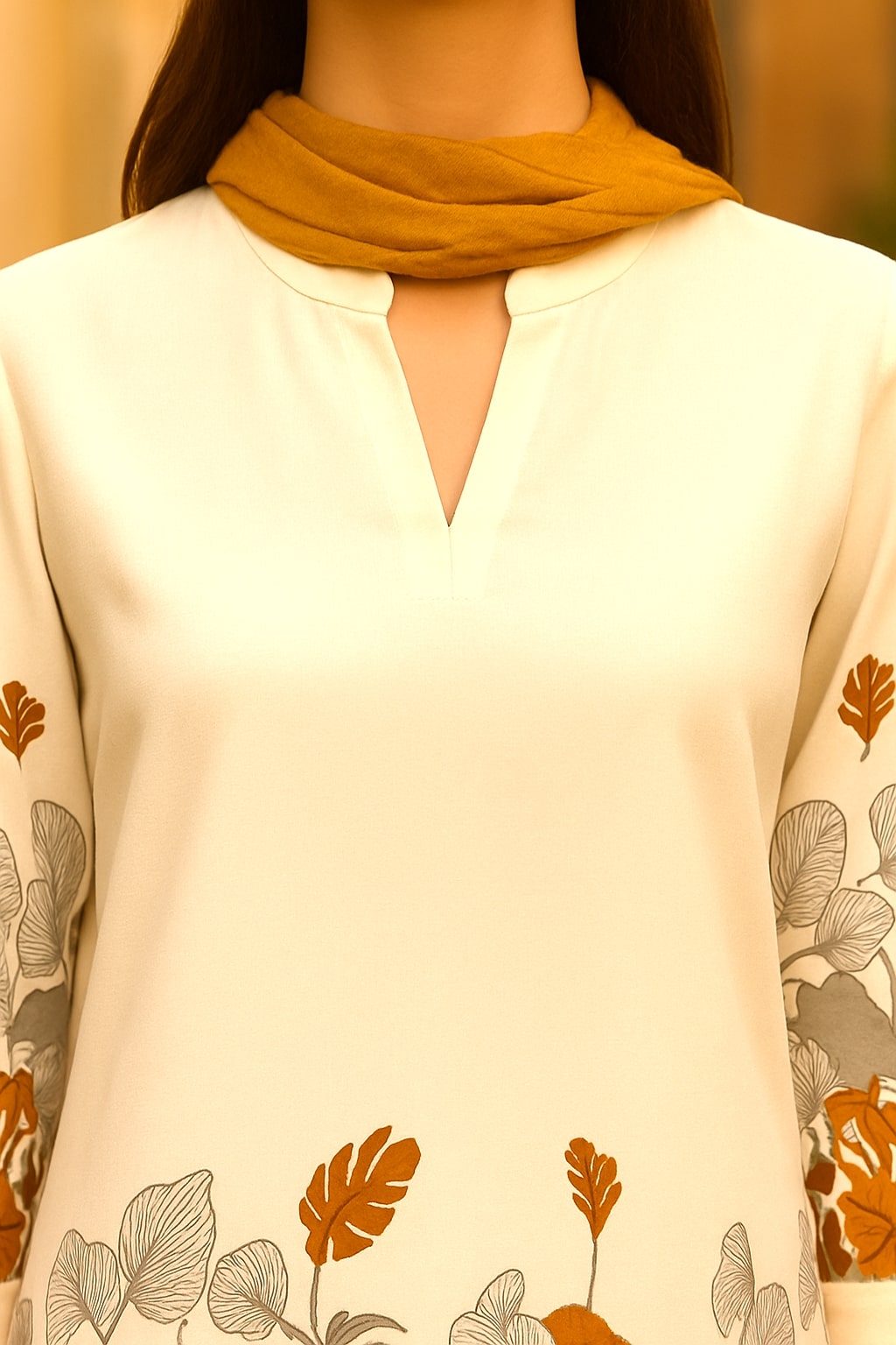 Women's Cotton Floral Print Tunic