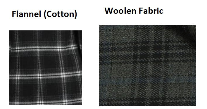 Flannel vs Woolen