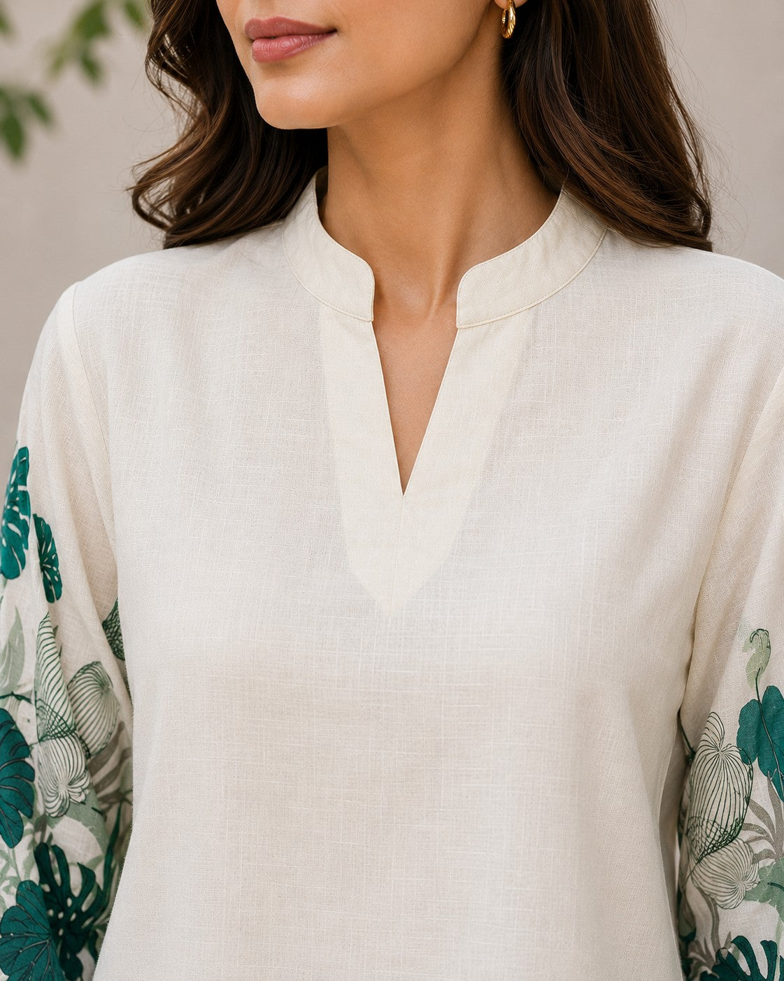 Women's Cotton Floral Print Tunic