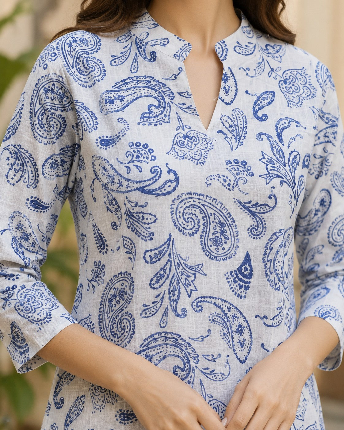 Women's Cotton Floral Print Tunic
