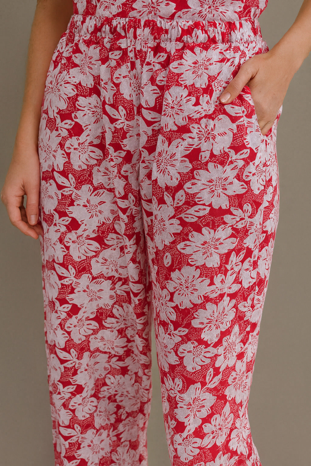 Women Floral Printed Cotton Night Suit Set