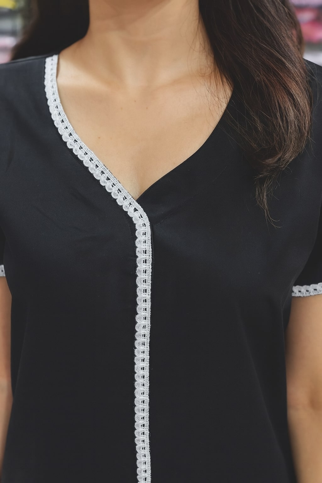 Sweetheart Neck Top With Cargo Pant