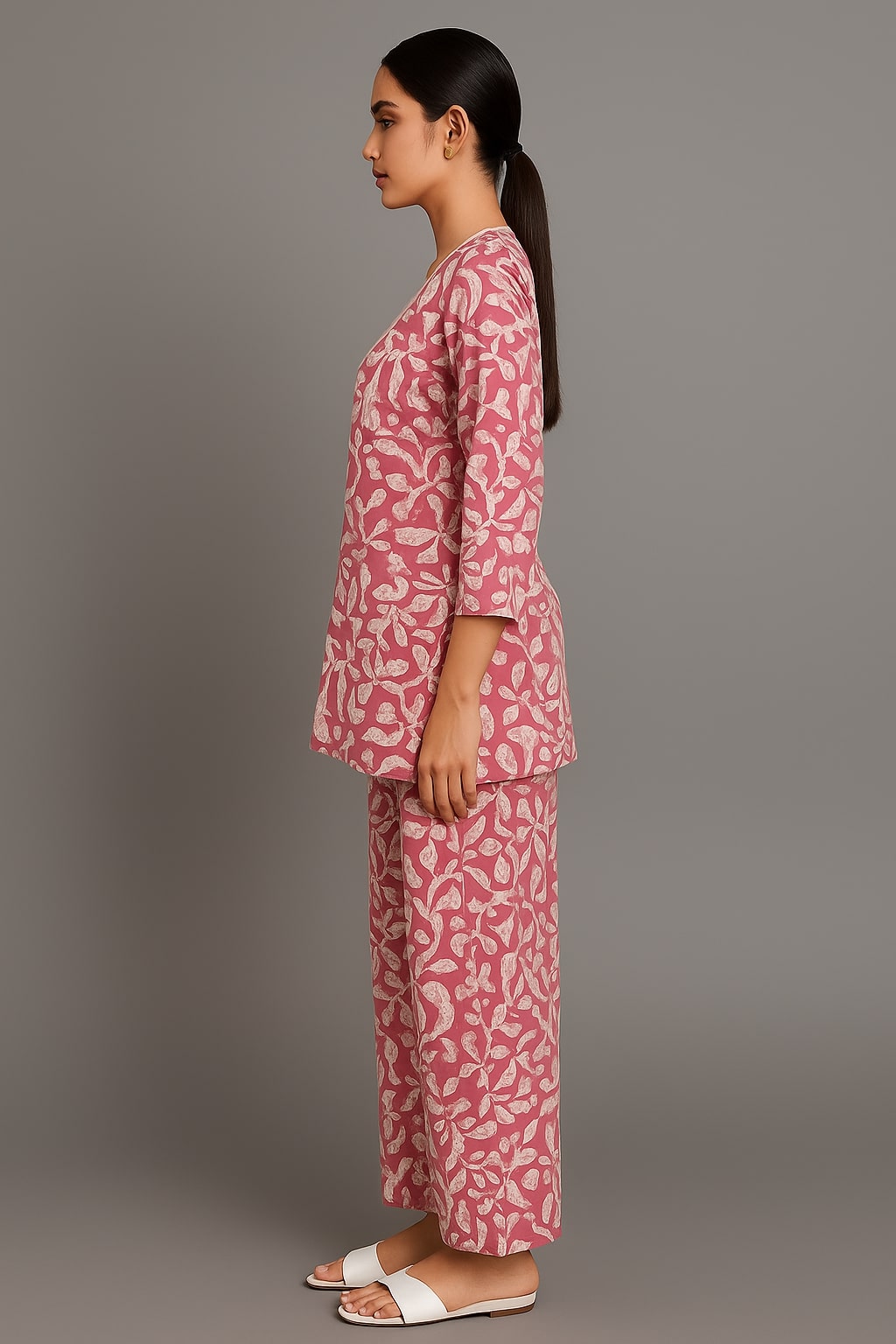 Women’s Printed Cotton Co-ord Set