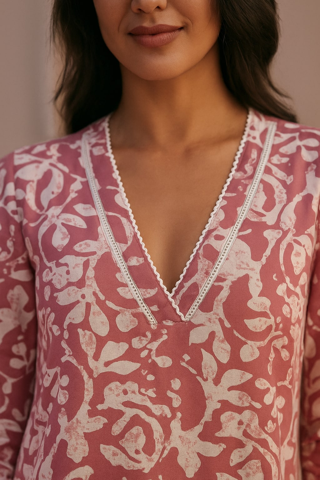 Women’s Printed Cotton Co-ord Set