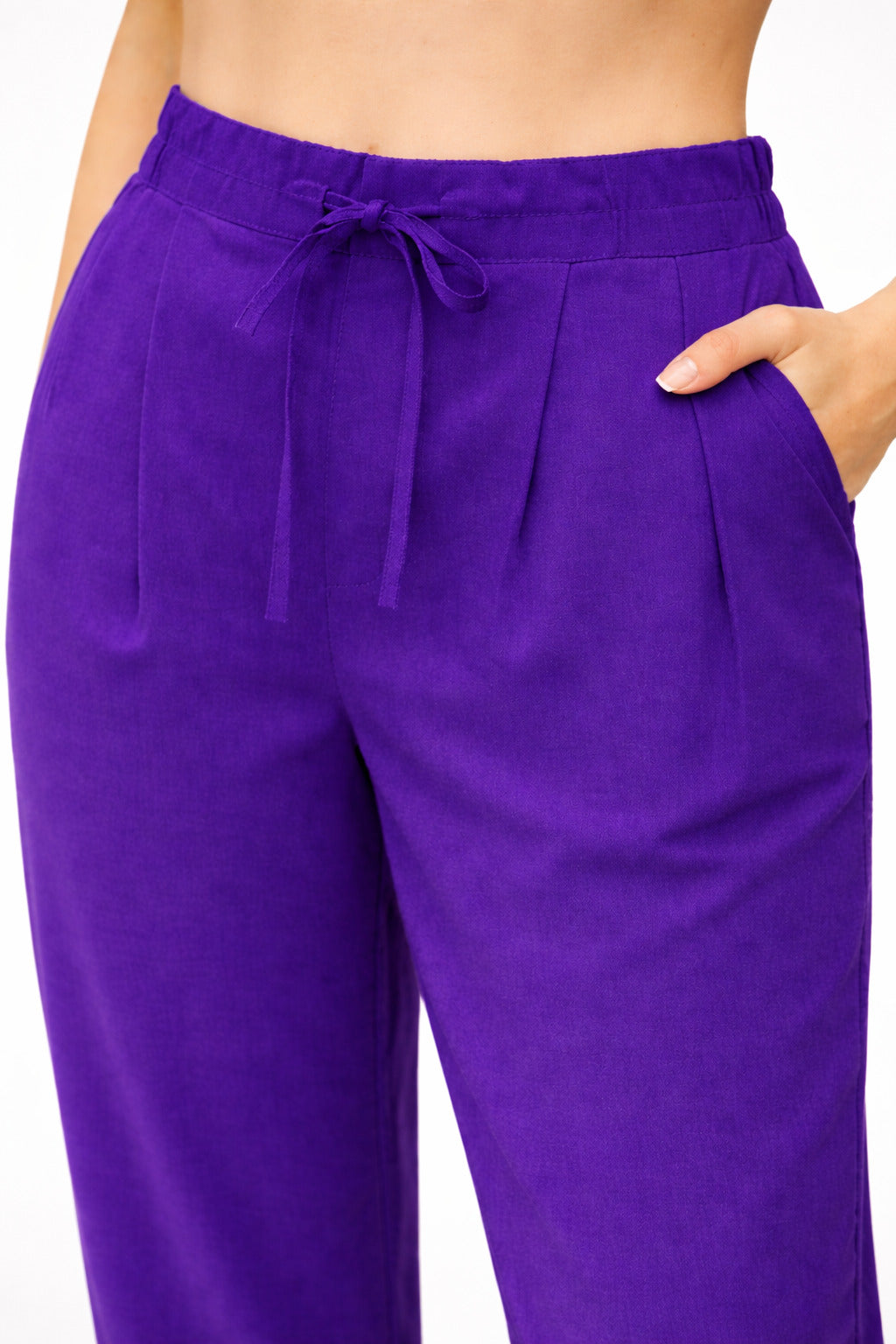 Women's Cotton Solid Pintuck Kurta Set