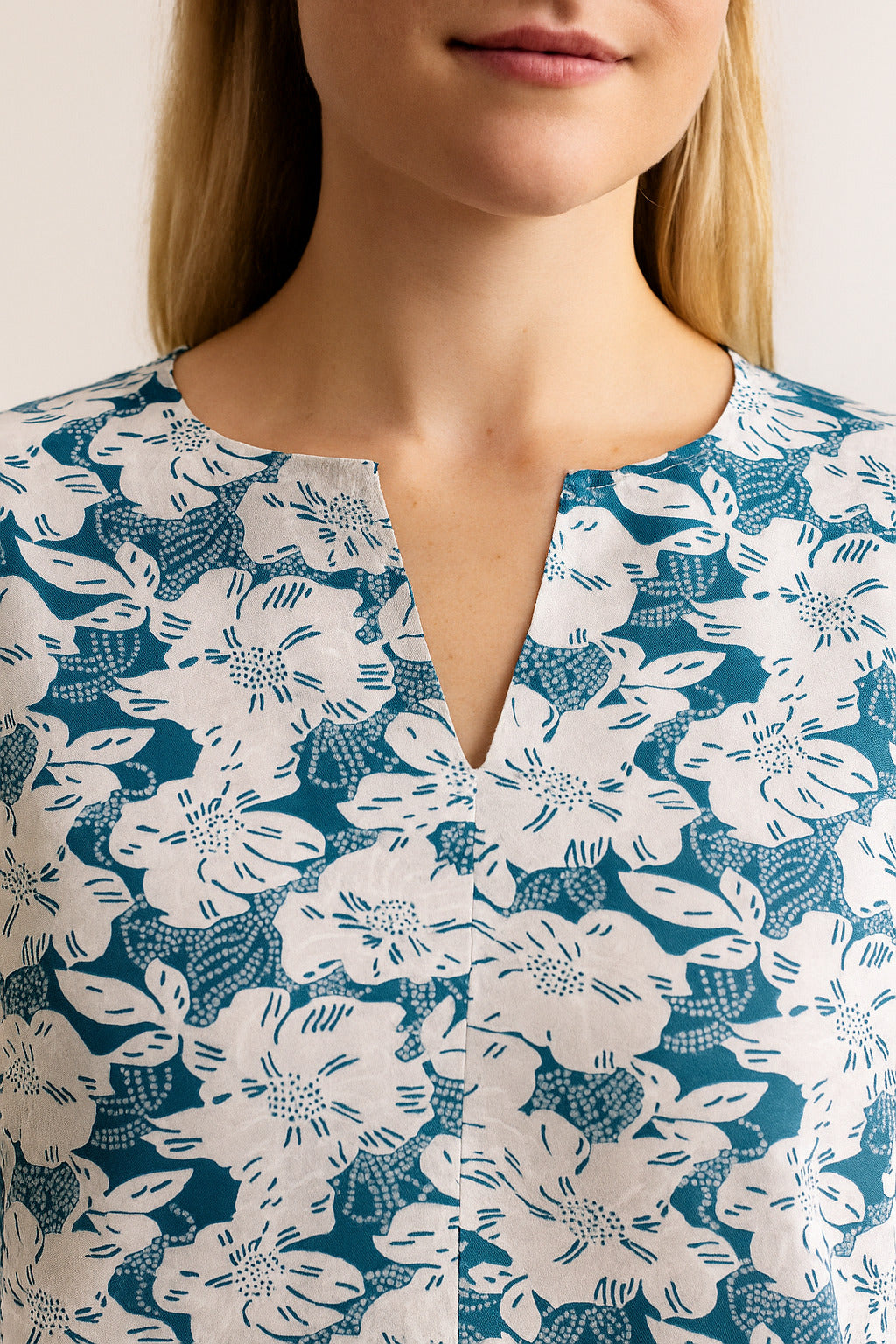 Women Floral Printed Cotton Night Suit Set
