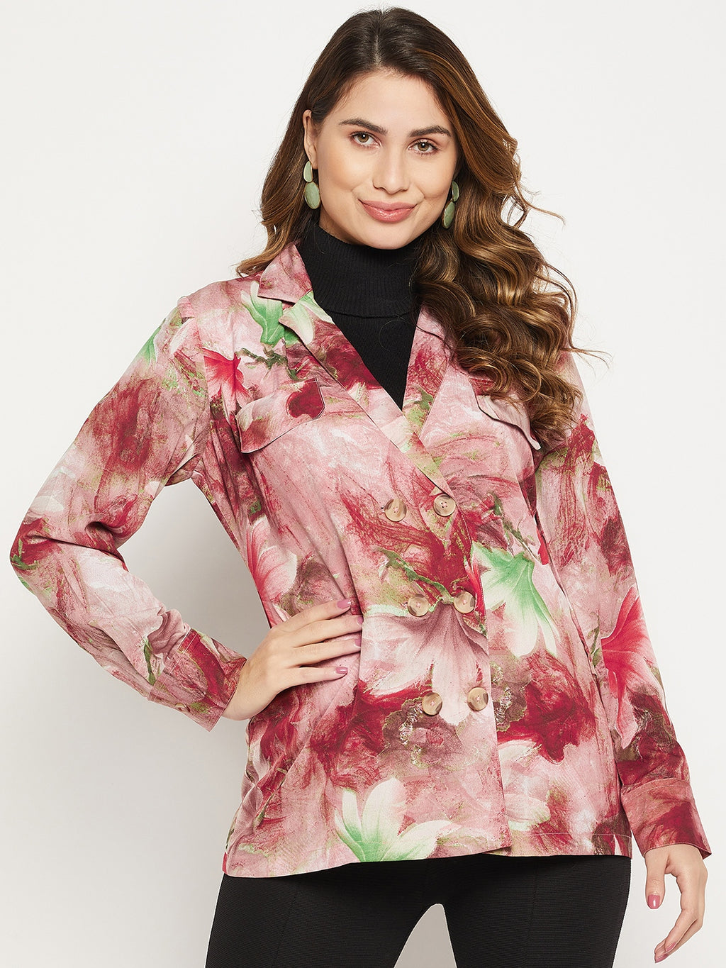 Floral Printed Casual Shirt