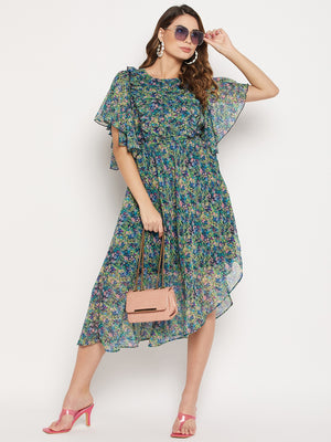 Floral Georgette Maxi Dress