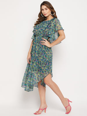 Floral Georgette Maxi Dress