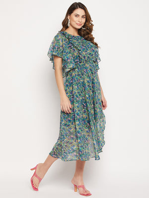 Floral Georgette Maxi Dress