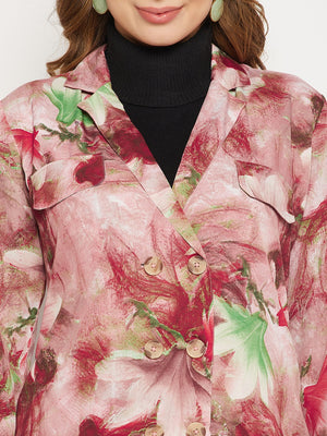 Floral Printed Casual Shirt