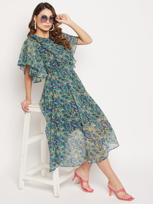 Floral Georgette Maxi Dress