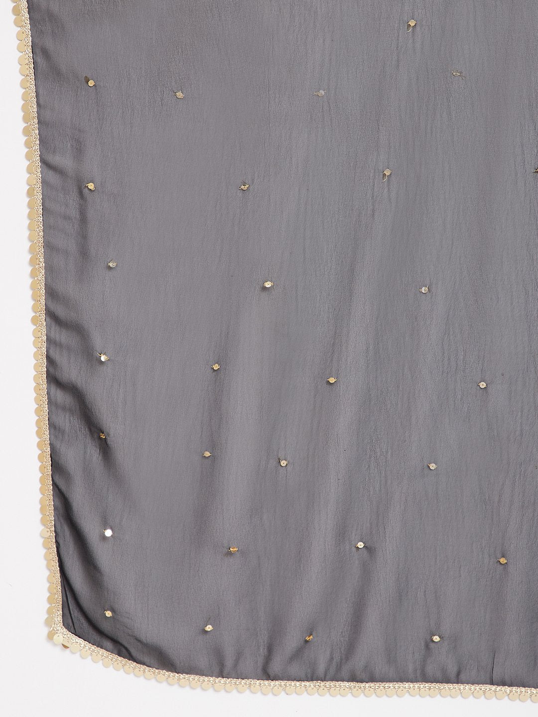 Women Black Georgette Solid Dupatta (SKU-BLJM21SP42).