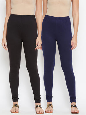 Black & Navy Blue Churidar Legging Combo (Sku-LEGCO12953) – BITTERLIME