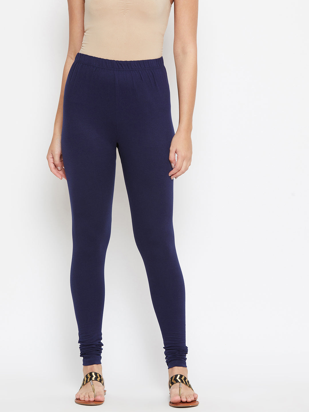 Black & Navy Blue Churidar Legging Combo (Sku-LEGCO12953).