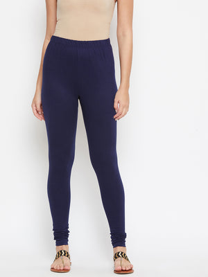Black & Navy Blue Churidar Legging Combo (Sku-LEGCO12953).