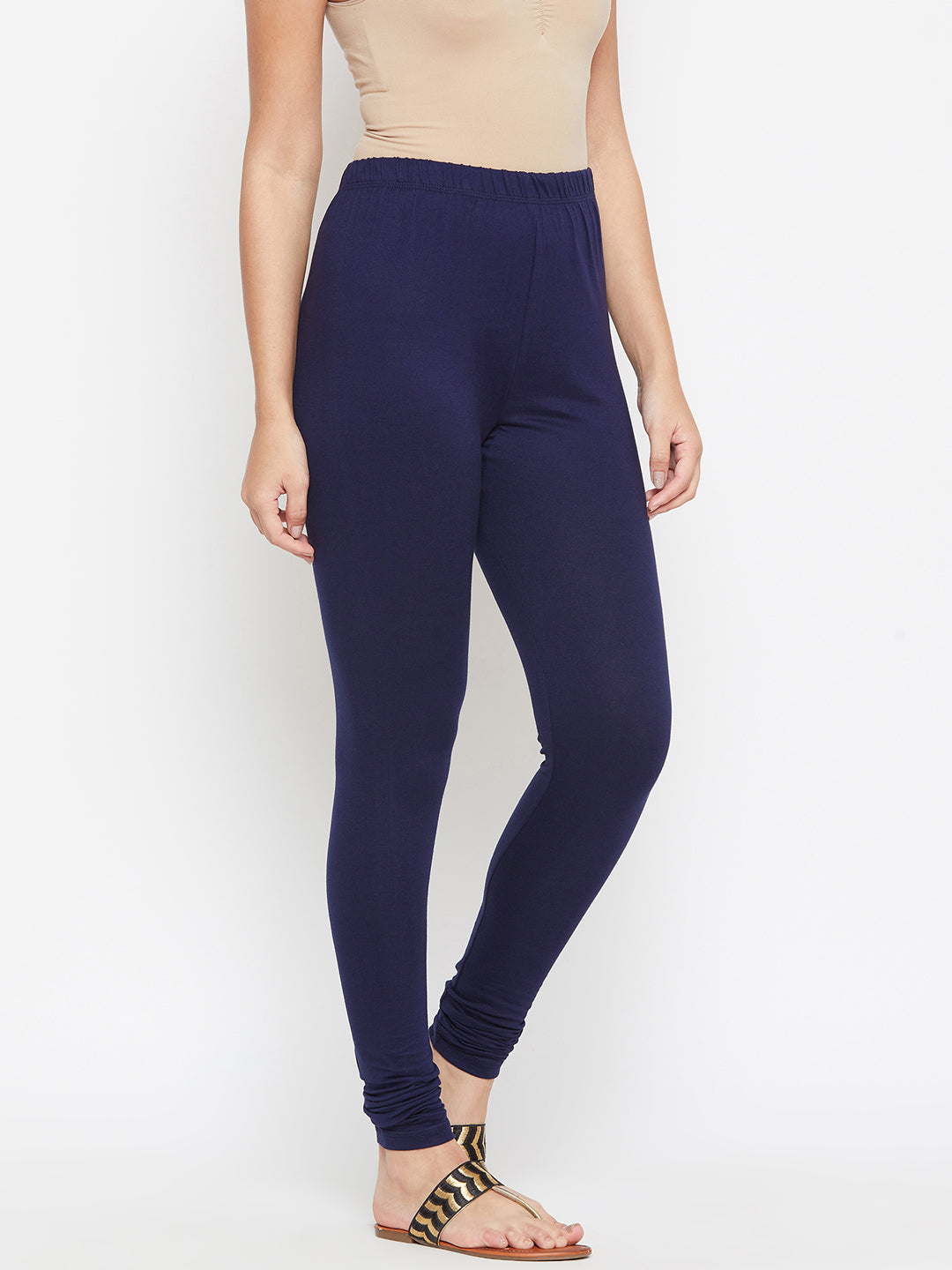 Black & Navy Blue Churidar Legging Combo (Sku-LEGCO12953).