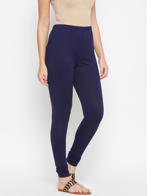 Black & Navy Blue Churidar Legging Combo (Sku-LEGCO12953).