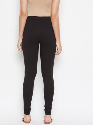 Black & Navy Blue Churidar Legging Combo (Sku-LEGCO12953).