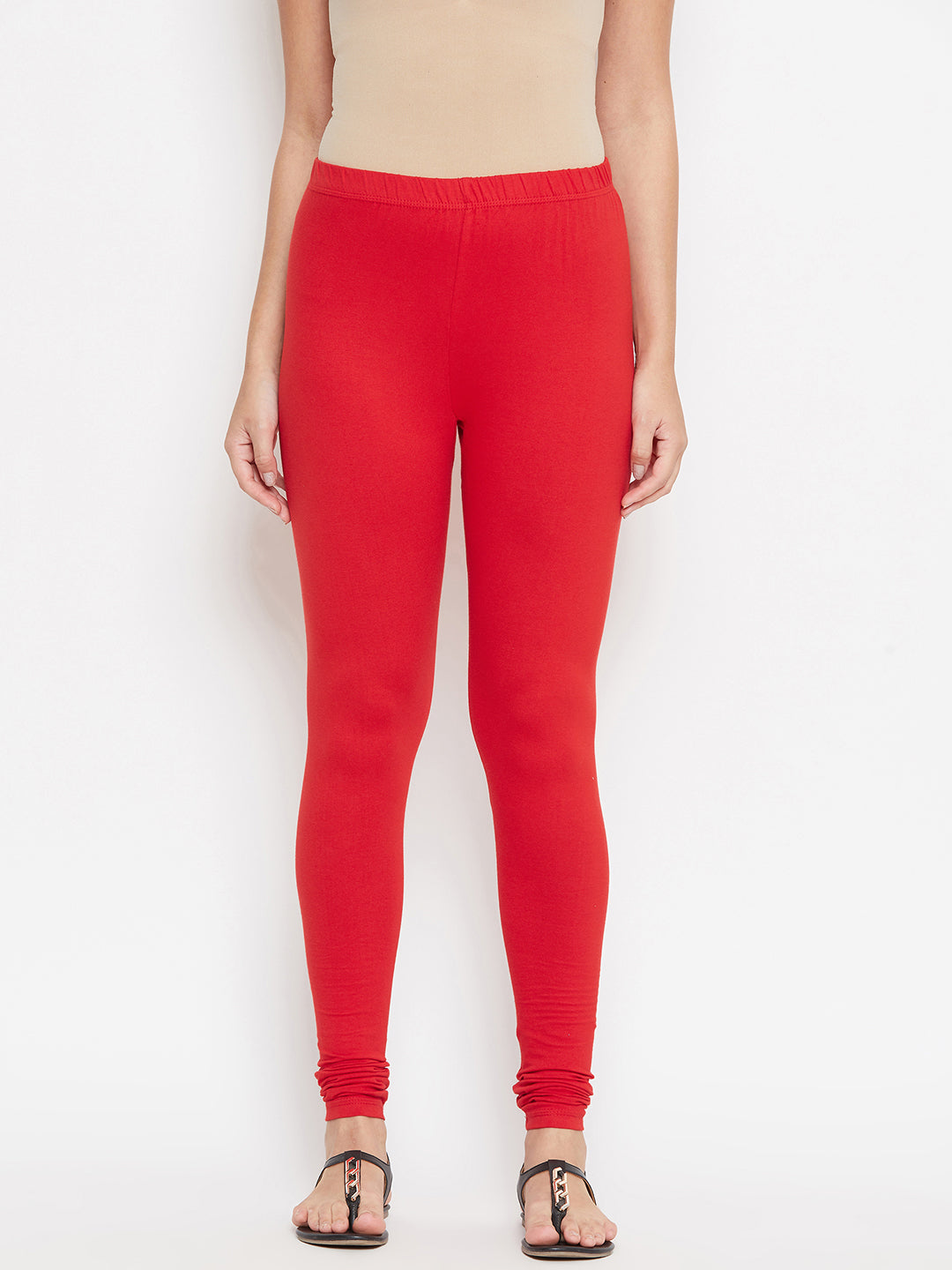 Women's Red Leggings