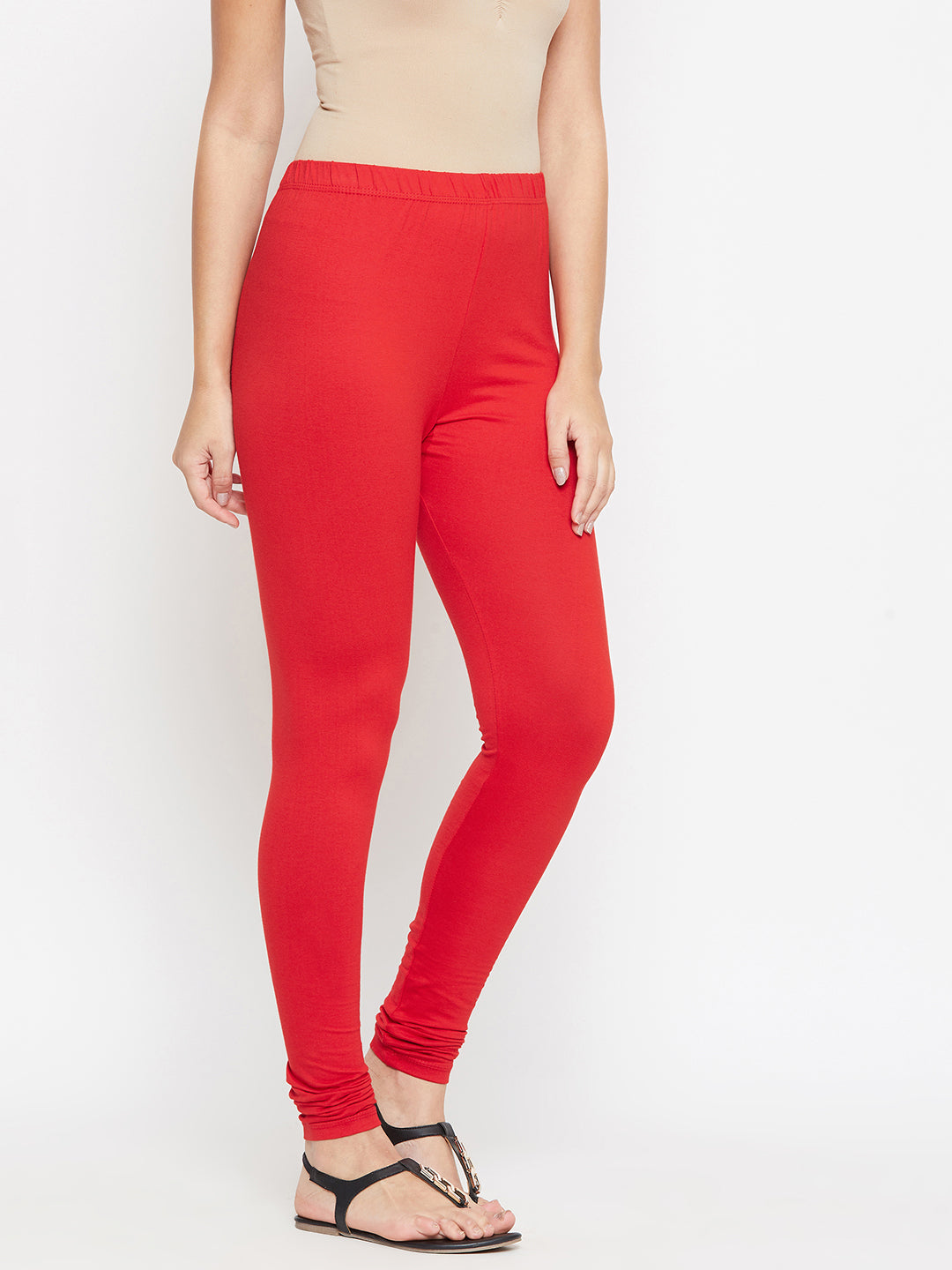 Churidar Black & Red Legging Combo (Sku-LEGCO12954).