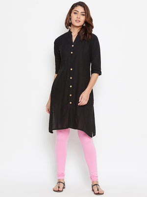 White and Pink Churidar Legging Combo (LEGCO12957).