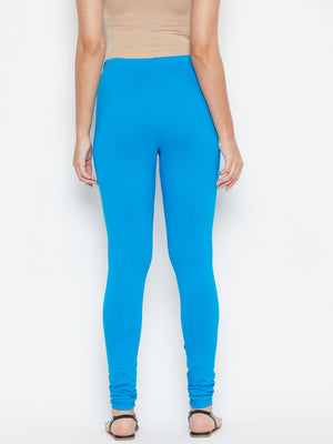 Pink and Turquoise Blue Churidar Legging Combo (Sku-LEGCO12960).