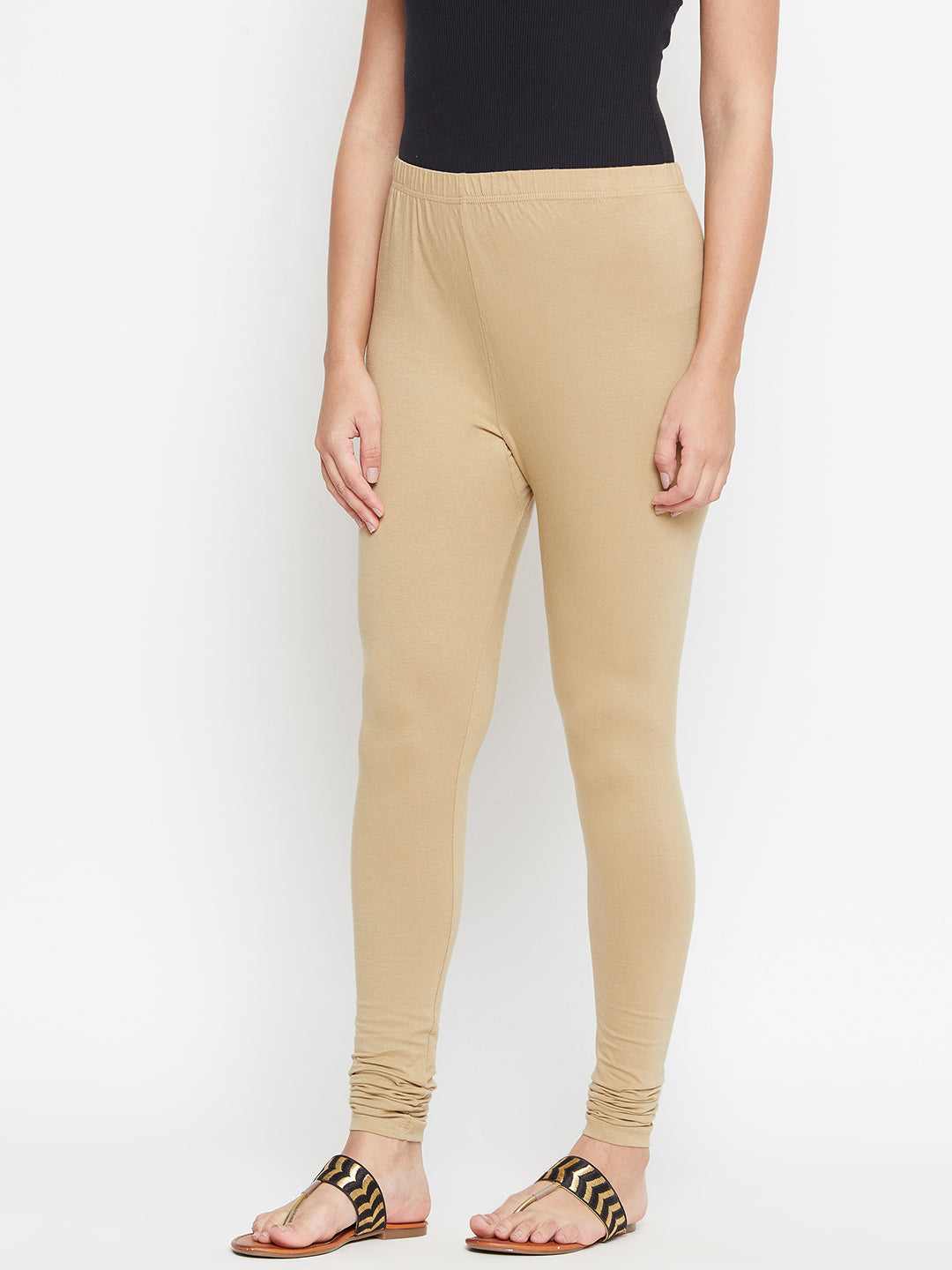 Skin & Navy Blue Churidar Legging Combo (Sku-LEGCO12961).