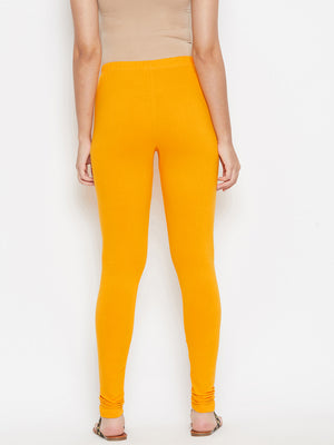 Yellow and Tuquoise Blue Churidar Legging Combo (Sku-LEGCO12962).