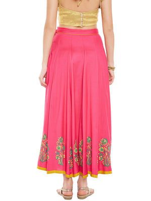 Block Print Skirt.