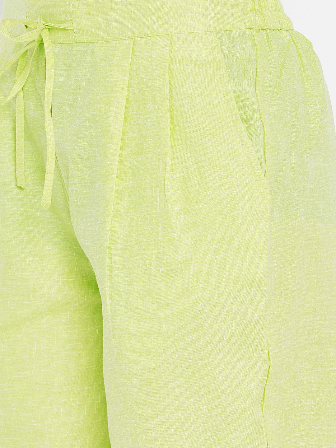 Straight Lime Green Trouser (Sku-BLMD1912).