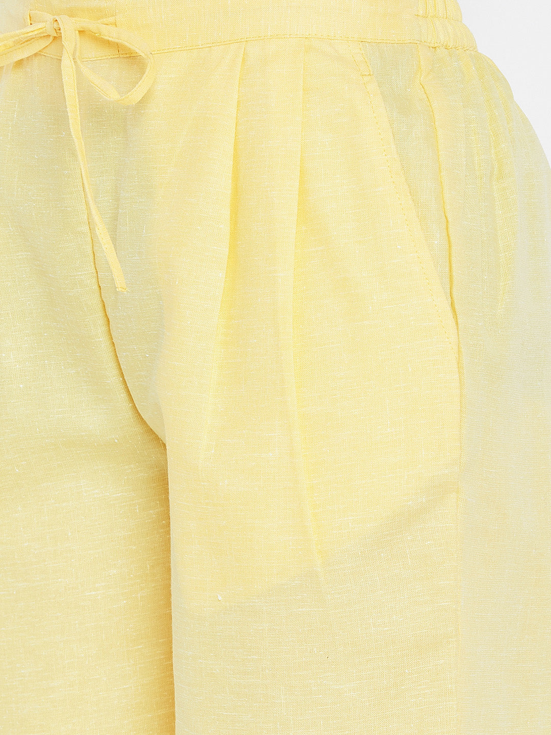 Straight Yellow Trouser(Sku-BLMD1913).