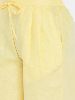 Straight Yellow Trouser(Sku-BLMD1913).