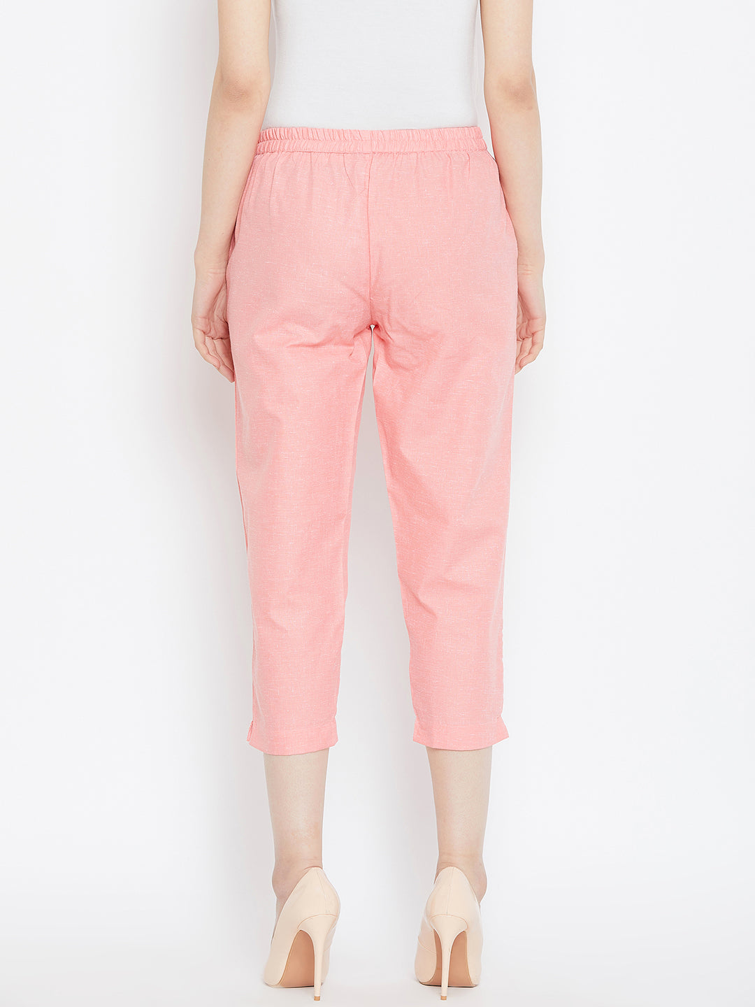 Regular Fit Crop Trouser.