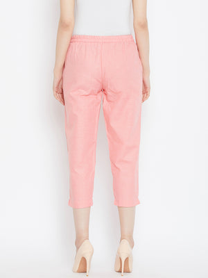 Regular Fit Crop Trouser.