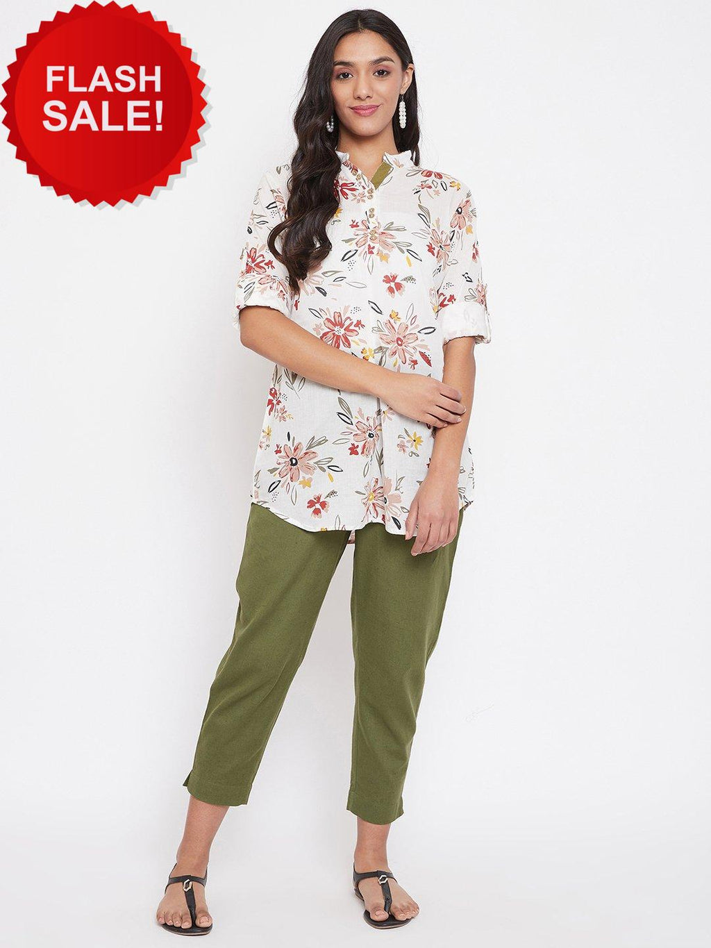 Flower Printed Tunic & Trouser.