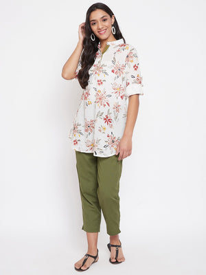 Flower Printed Tunic & Trouser.