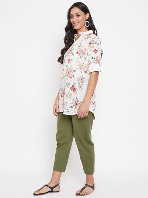 Flower Printed Tunic & Trouser.