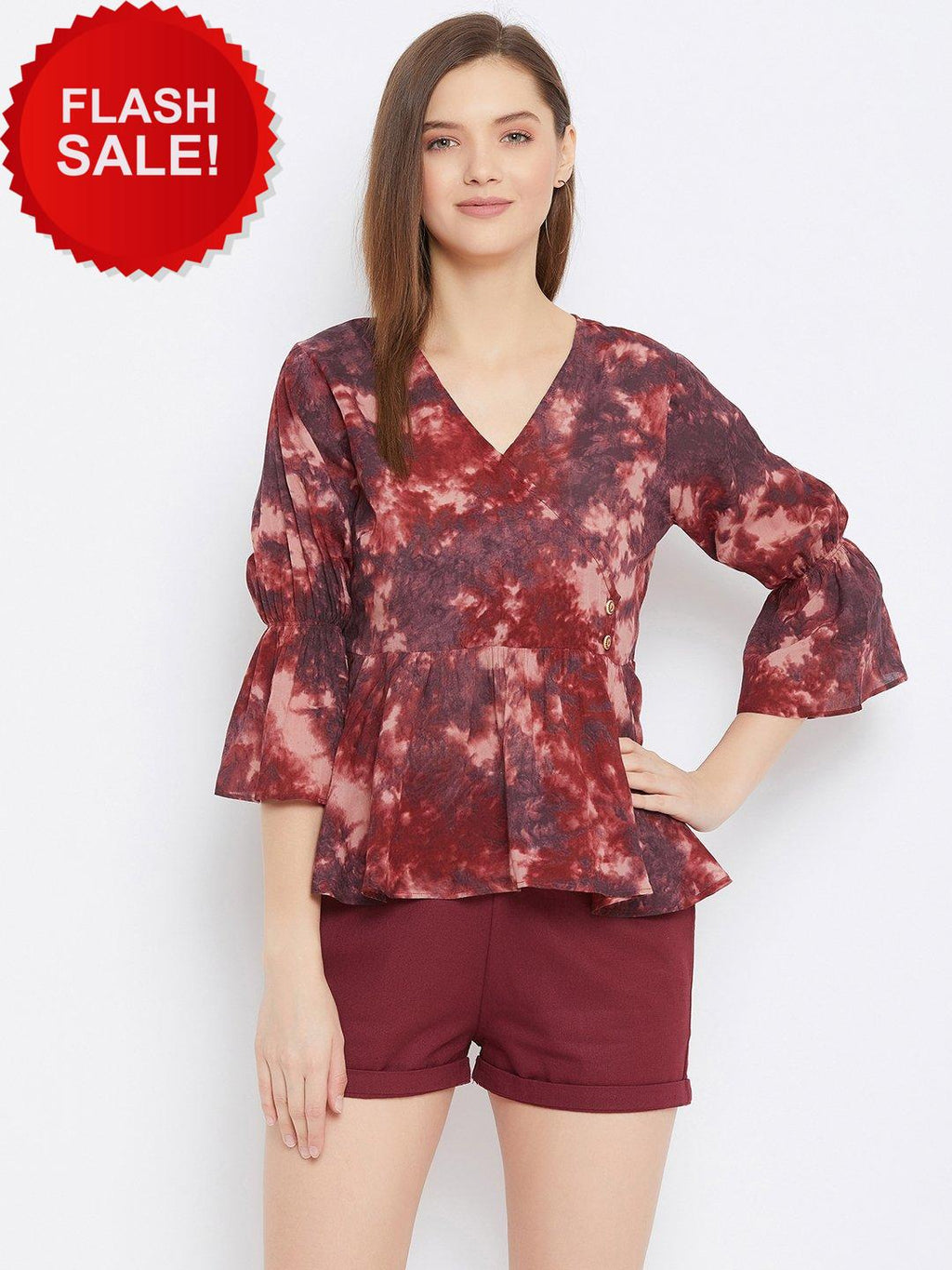 Tie - Die Top With Shorts.