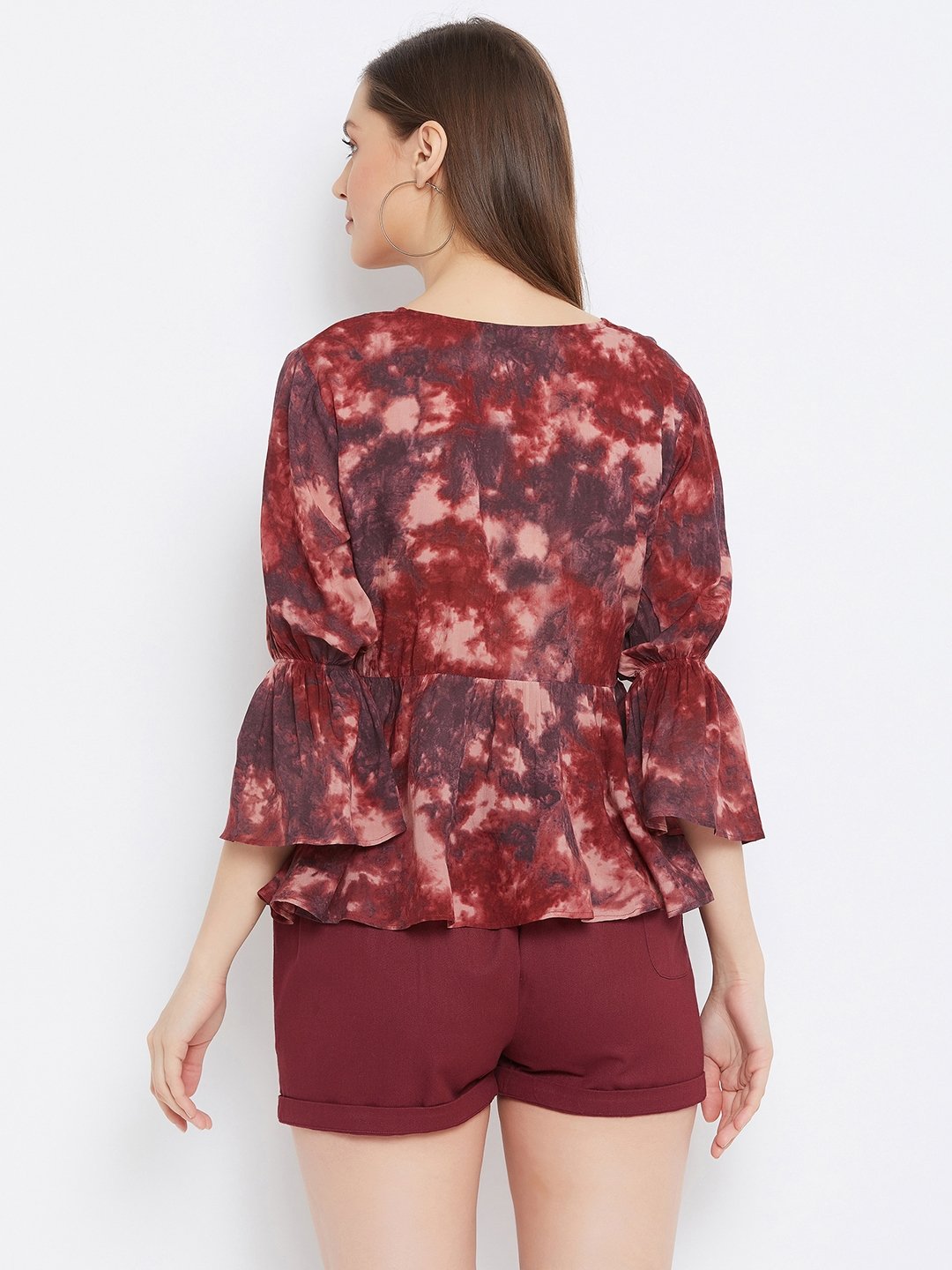 Tie - Die Top With Shorts.