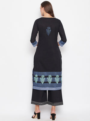 Block Printed Kurta & Palazzo Set.