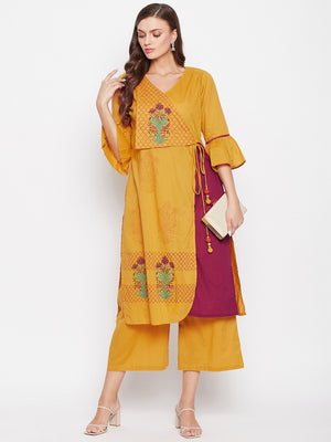 Angrakha Kurta & Palazzos Set.