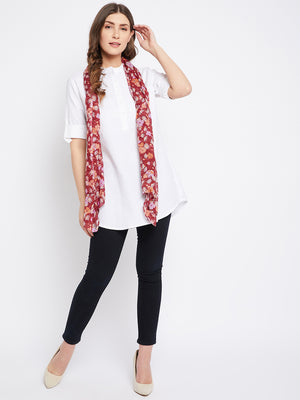 Pure Cotton Flex White Tunic