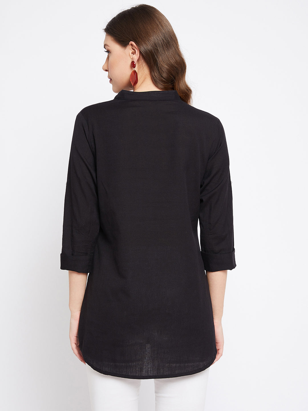 Pure Cotton Flex Black Tunic