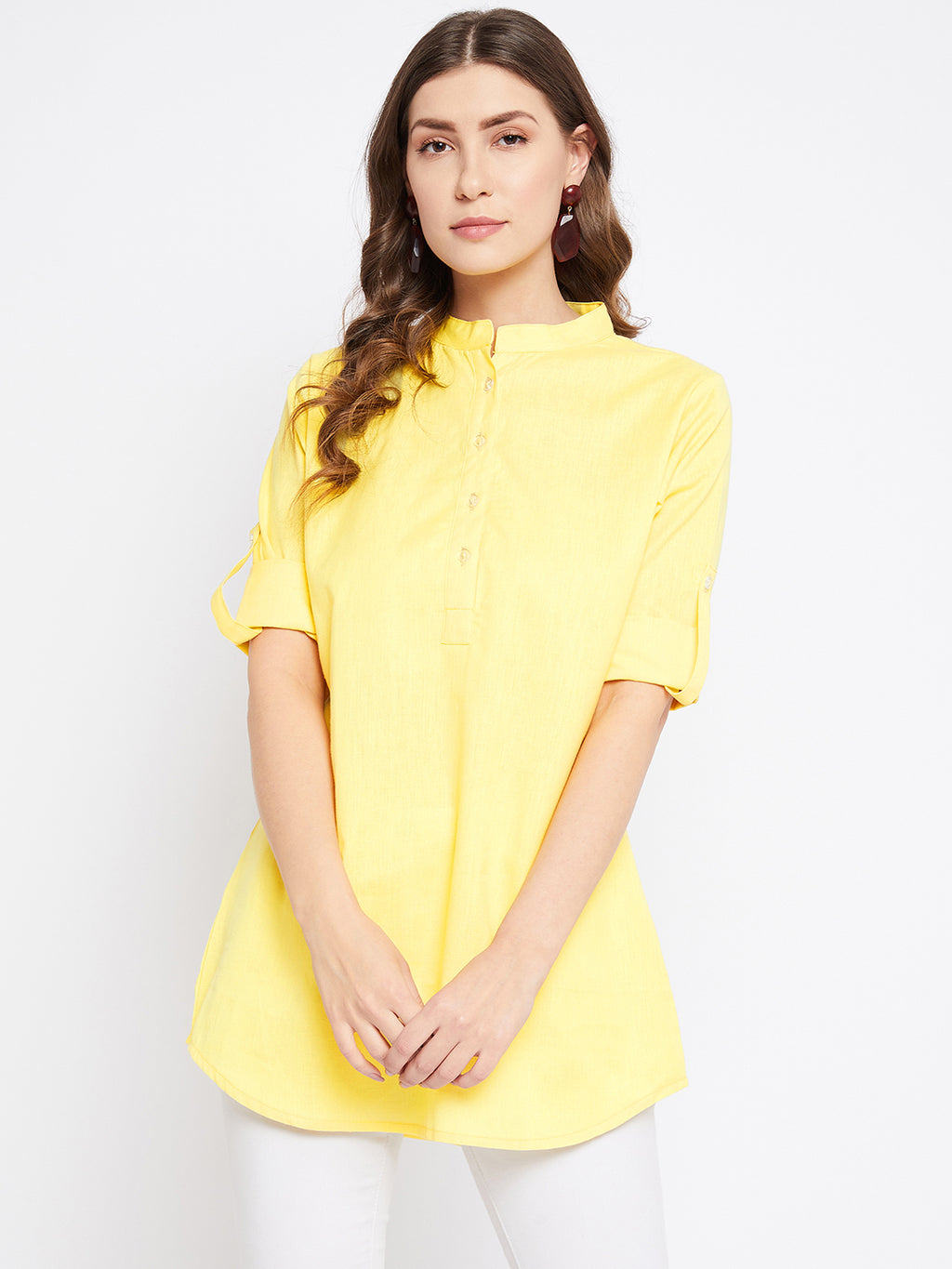 Pure Cotton Flex Yellow Tunic