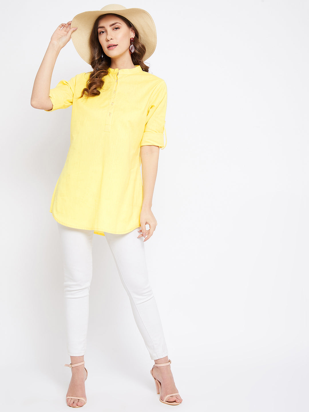 Pure Cotton Flex Yellow Tunic