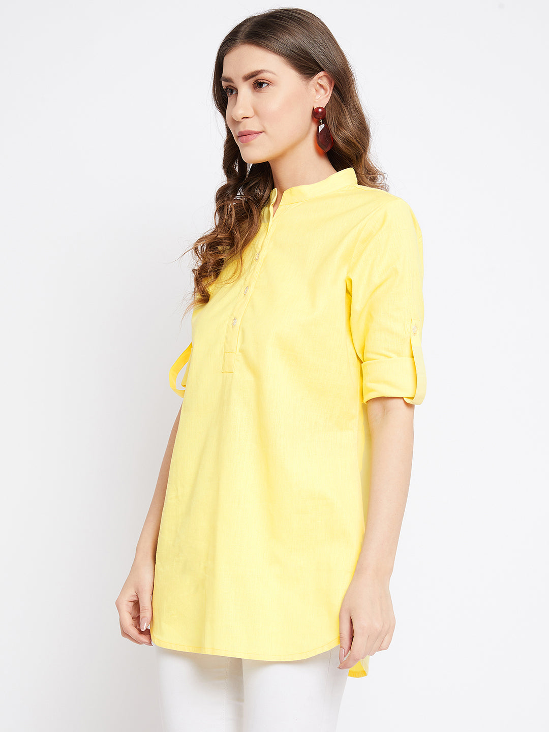 Pure Cotton Flex Yellow Tunic