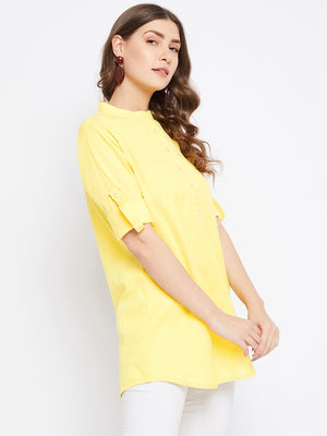 Pure Cotton Flex Yellow Tunic