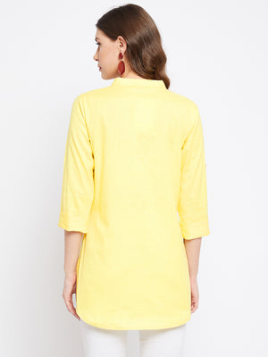 Pure Cotton Flex Yellow Tunic